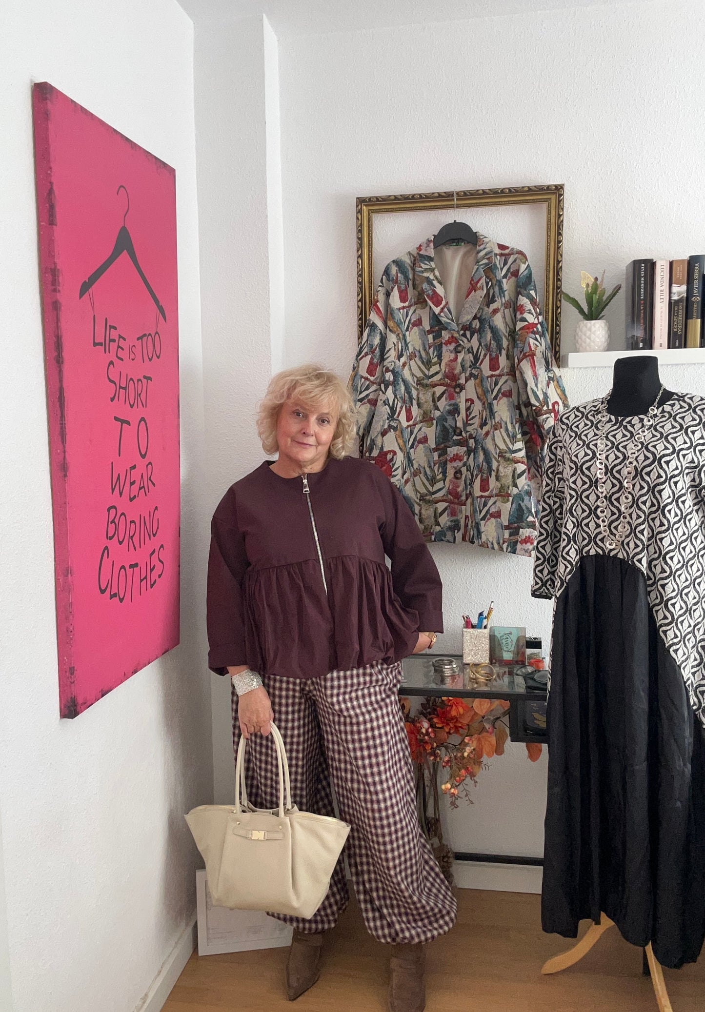ChaquetaTafetán berenjena