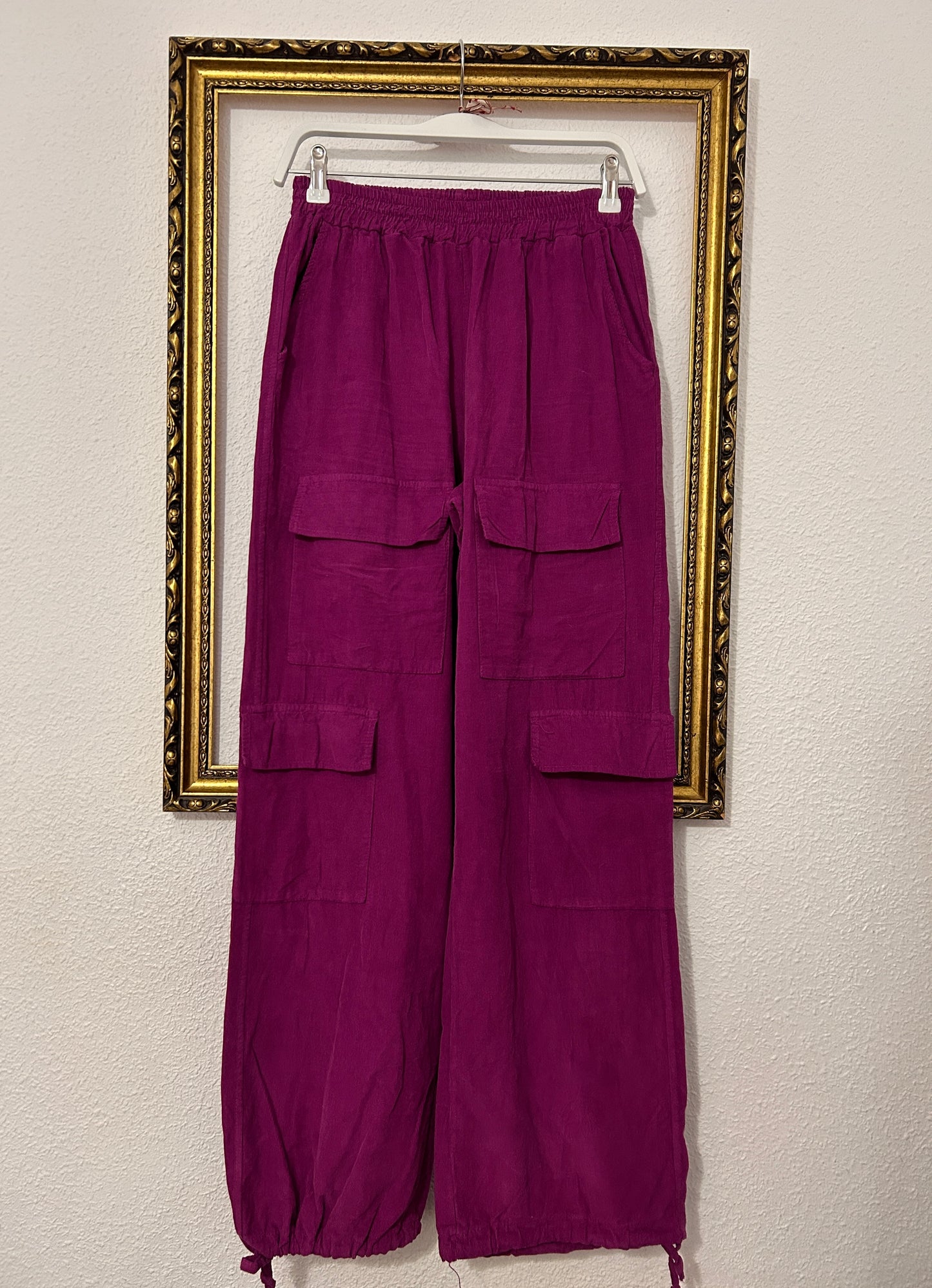 Pantalón cargo buganvilla