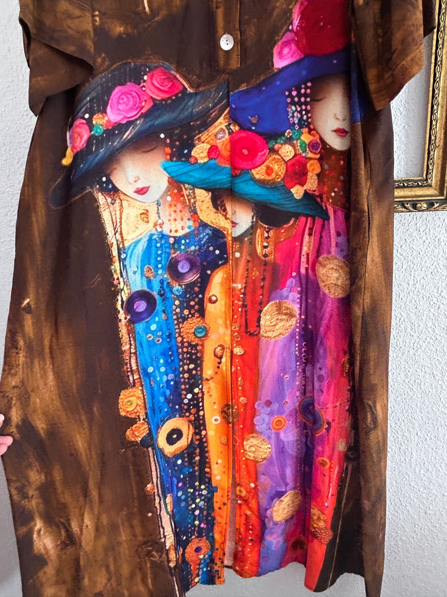 Vestido Lienzo marron