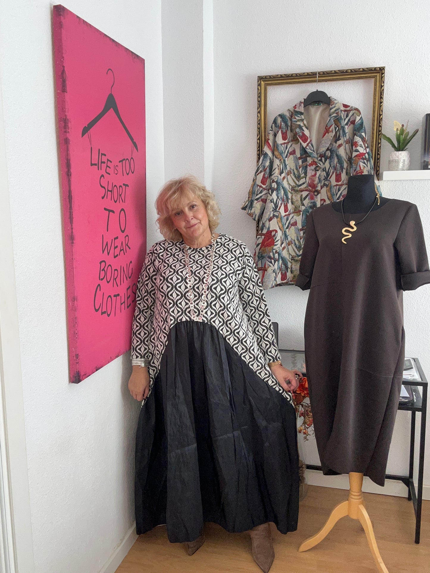 Vestido Tafetán