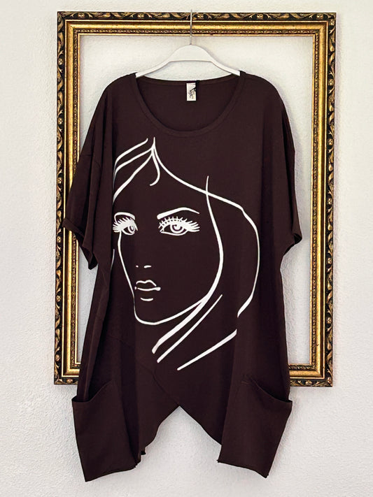 Camiseta Amaralis Brown