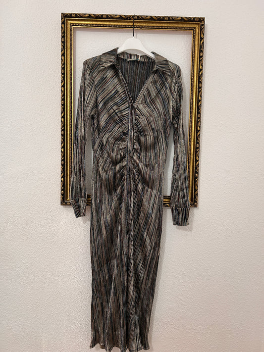 Vestido lurex miltocolor